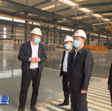 河南省委常委、鄭州市委書記安偉到公司參觀指導